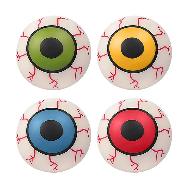 Oferta Especial: Juguete Antiestrés de Ojo Aterrador, Bola Blanda Novedosa para Apretar, Caja Sorpresa para Fiesta de Halloween, Regalo de Broma para Amigos