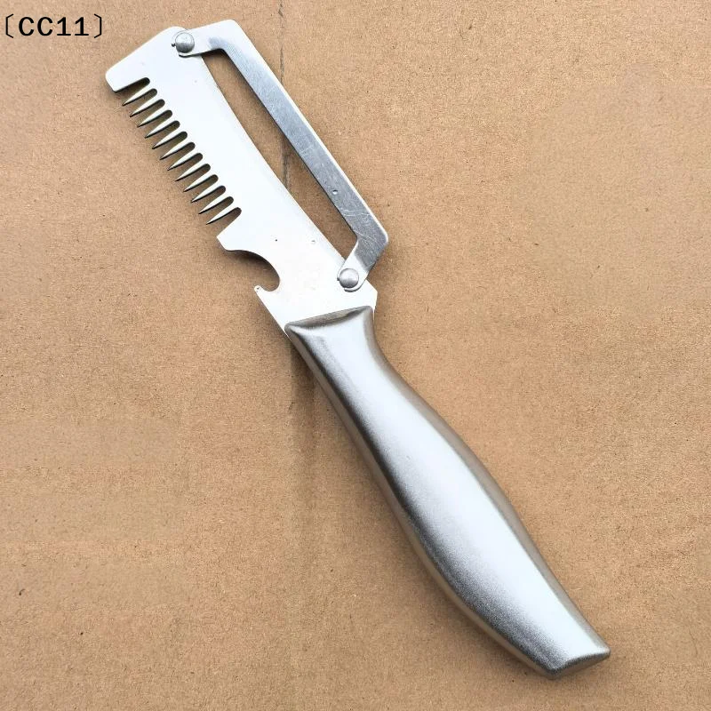 Stainless Steel Peeler With Bottle Opener Blade And Labor Saving Design For Home Kitchen Vegetable Fruit Peeling Tools〔CC11〕