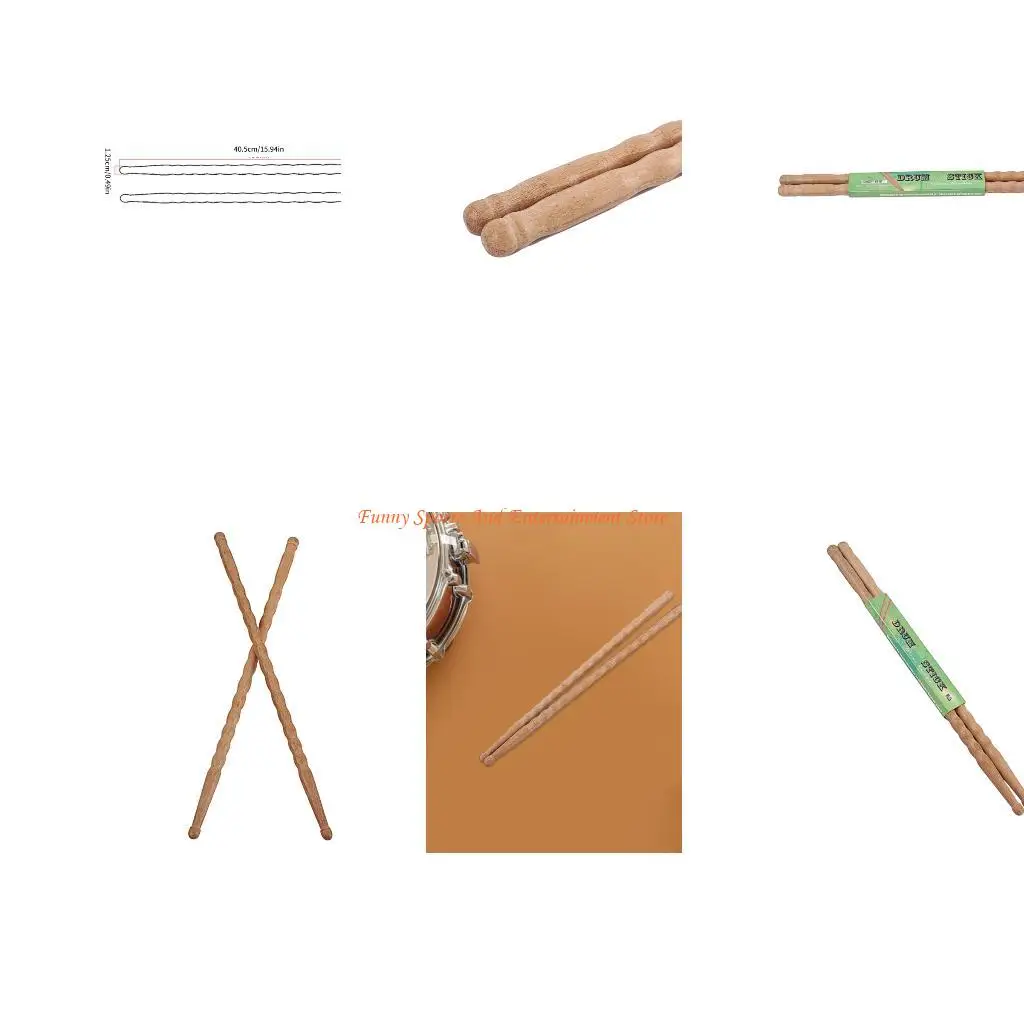 

C4DE Natural Bamboo Drumsticks Высокая точность сбалансированные профессиональные барабанные палочки для студийной записи
