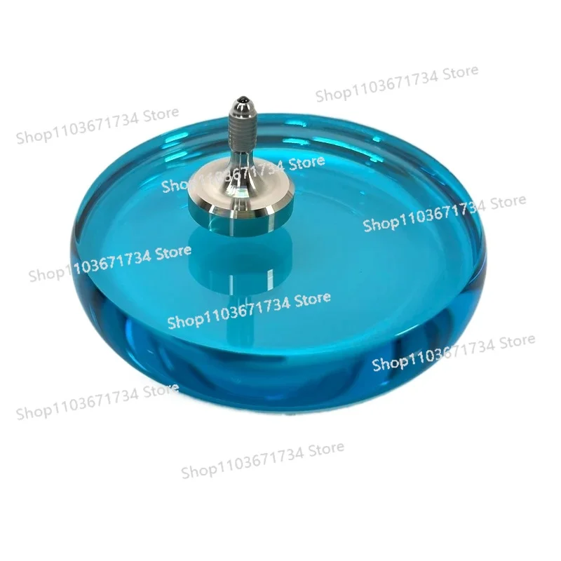 

Crystal Gyro Disk Crystal Smooth Tray Double-sided Concave K9 Base