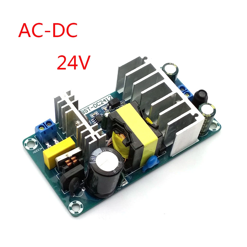 Power Supply Module AC 110V 220V To DC 24V 6A AC-DC Switching Power Supply Board AC-DC 24V 4A 6A Switch Circuit Board 85V-256V