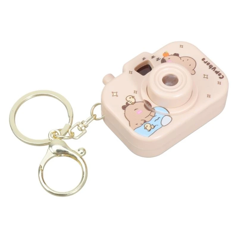 Compact And Sturdy Capybaras Projection Keychain Pendant Designed For People And Lovers Of Quirky Gadgets C71A