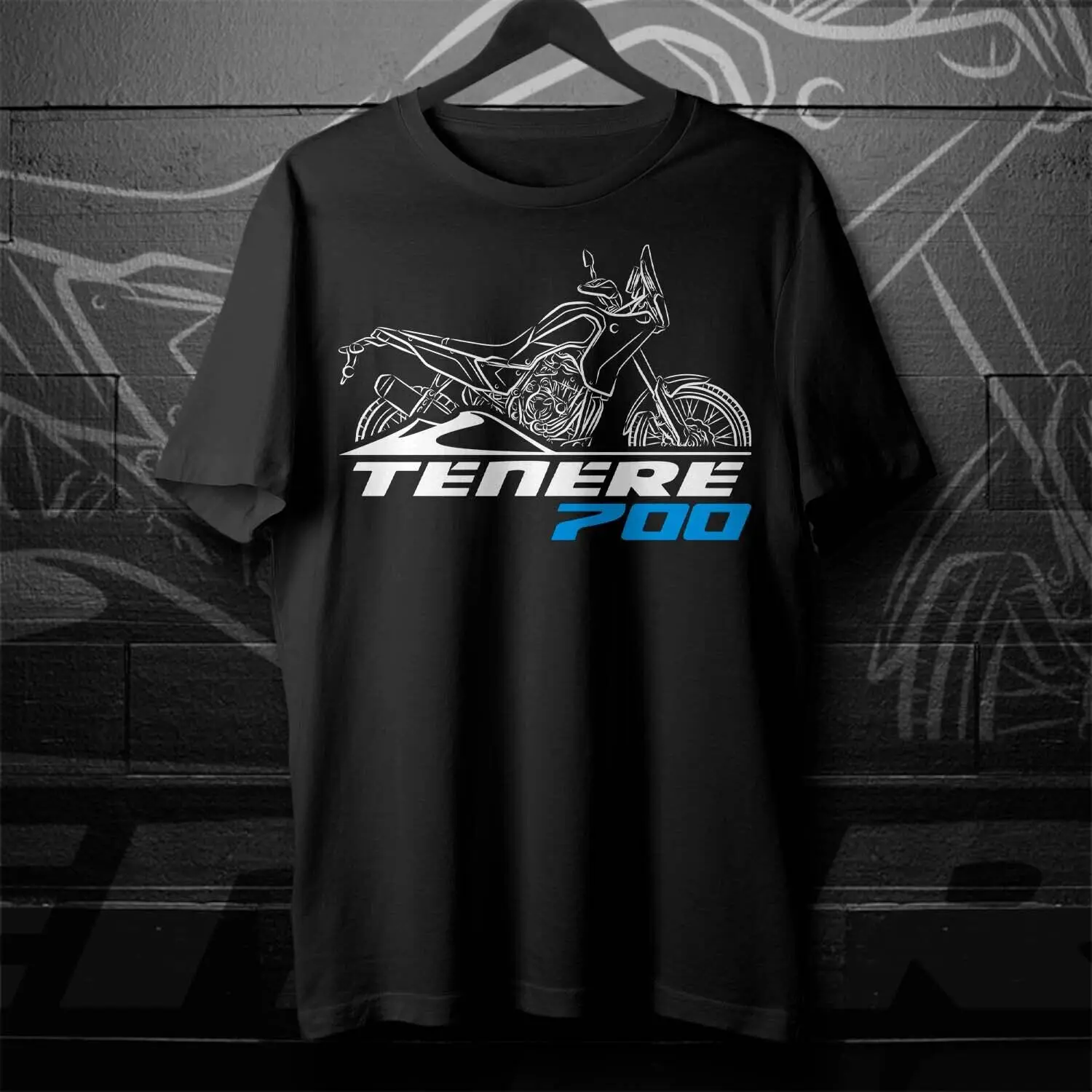 Tenere 700 T-Shirt, Motorcycle Tee Shirt for ADV Riders