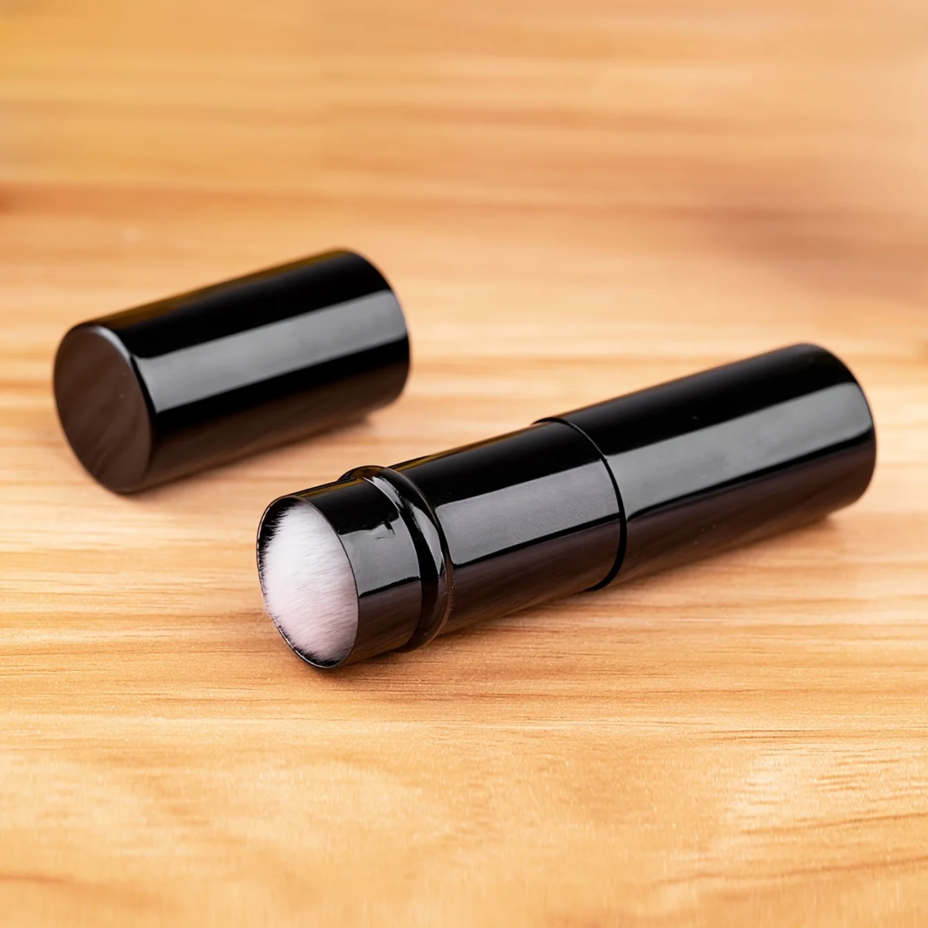 1pc Professional Retractable Kabuki Brushes - Foundation Powder Face Blender Brush - Extensible Mineral Blending view 4