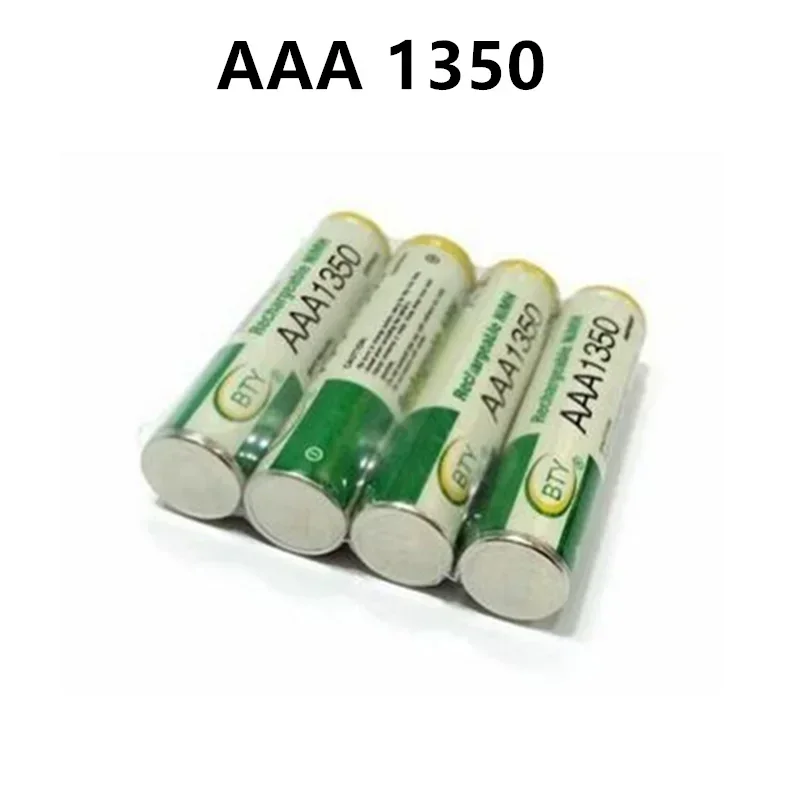 Aa1350 baterai isi ulang 1800mAh, kapasitas AAA NI-MH 1.2 V untuk jam mouse komputer dan mainan