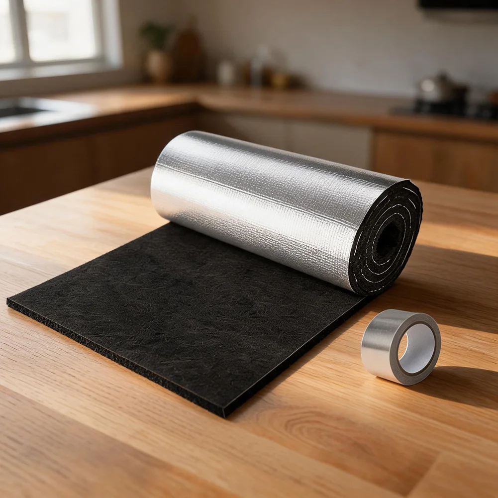 Fireproof Insulation Blanket 40x7 Inch for Car For Battery Protection Against Heat Cold and Acid Leakage with Tape