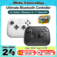 8Bitdo Switch 2 Controller Ultimate Bluetooth Gamepads PC with Charging Dock for Nintendo Switch 2/Switch1 Windows 10 11 Steam