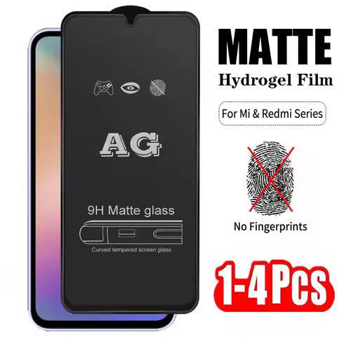 Matte Glass For Samsung A55 A54 A53 A52S 5G A51 A35 A34 A33 A32 A25 A56 A36 A26 A16 A13 S25 S24 S22 Plus S21 FE Screen Protector