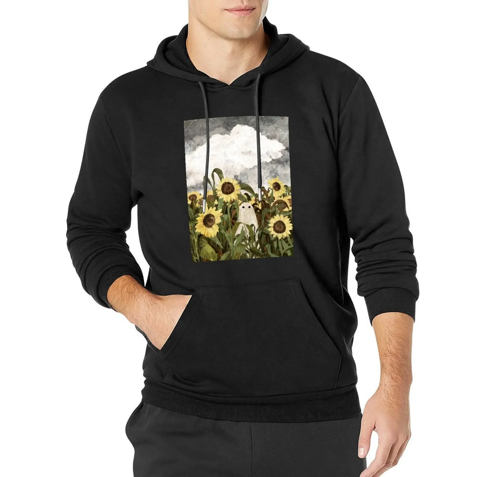 

There's A Ghost in the Sunflower Field Again... Pullover Hoodie men's coat anime clothing pullover
