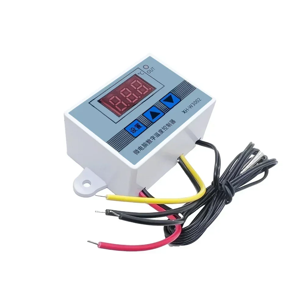 Controlador de temperatura LED Digital profesional, regulador de termostato 10A, 12V, 24V, 110V, 220V, W3002, XH-3002