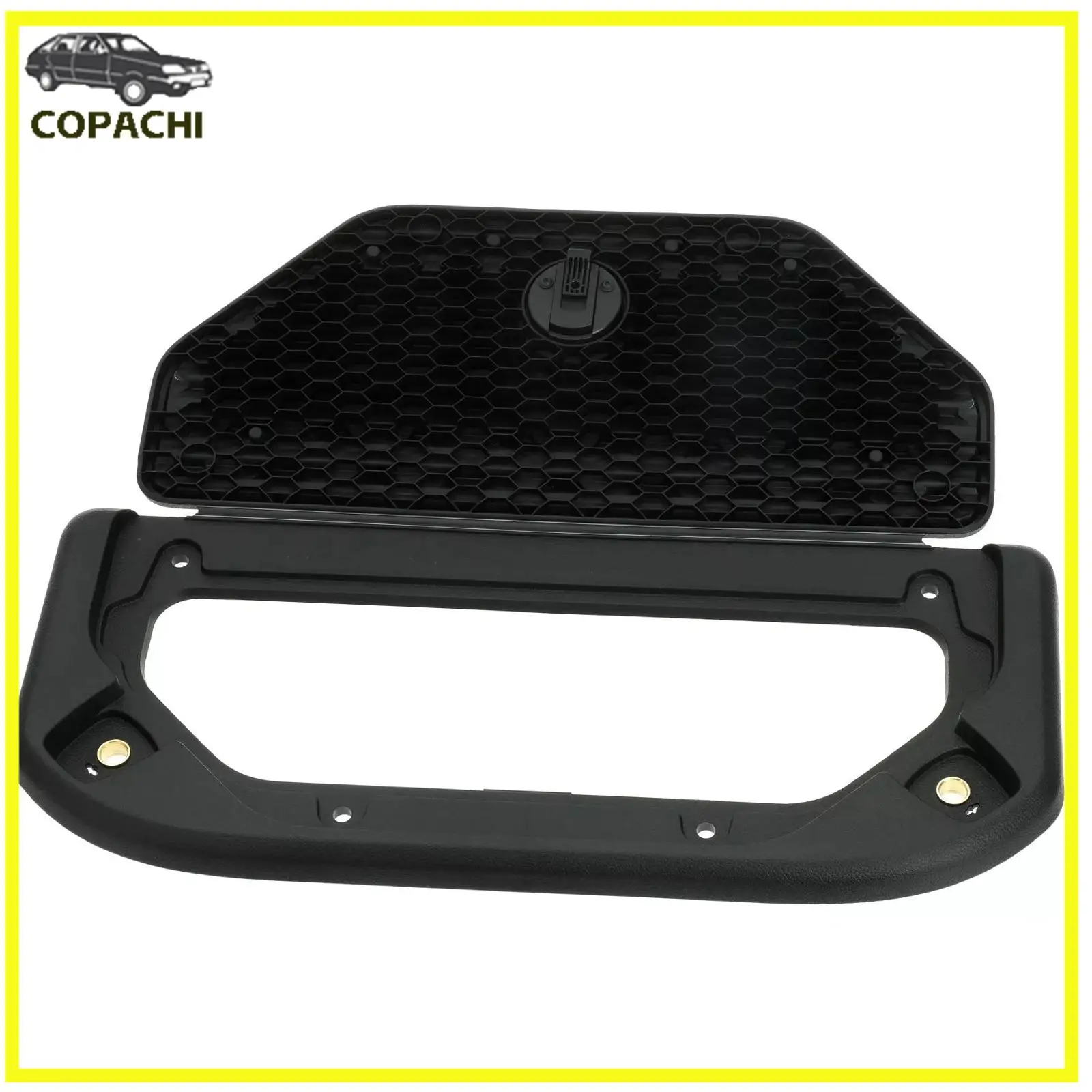 

1pc Black Plastic Storage Box Lid 5YM17TX7AE for Dodge Ram 2019-2024 Car Accessories Interior Parts Replacement