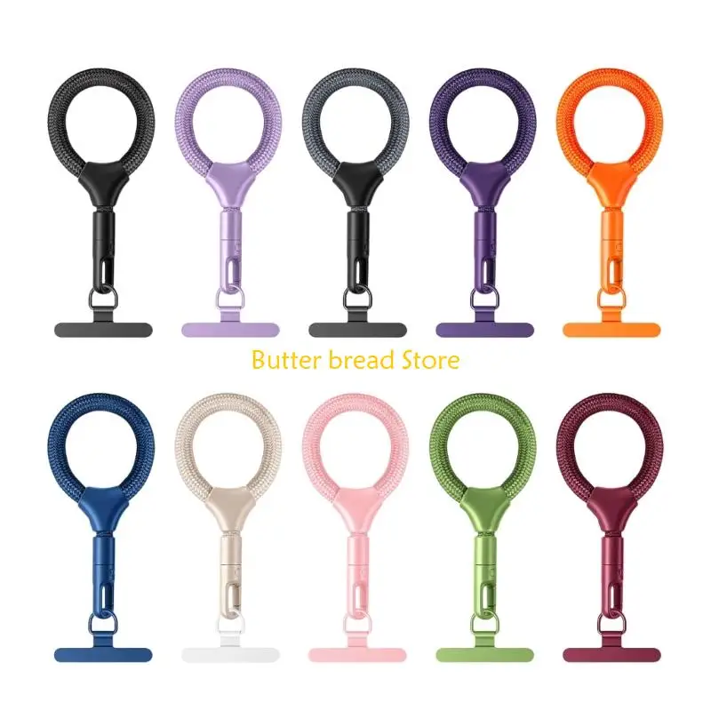 W89C Thin 0.18Mm Metal Phone Holder Stretchable Finger Circle for Easy Hand Use