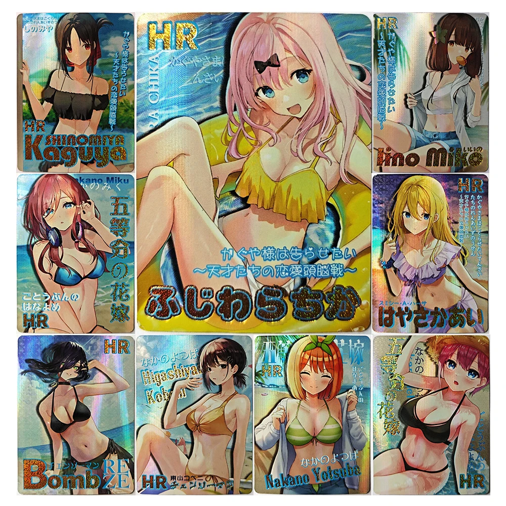 Anime Goddess Story 5M09 Premium Flash Card Game Toy Collectible Card Christmas Birthday Gift SZR ZR XR PR HR SSR MR TGR SSR SCR