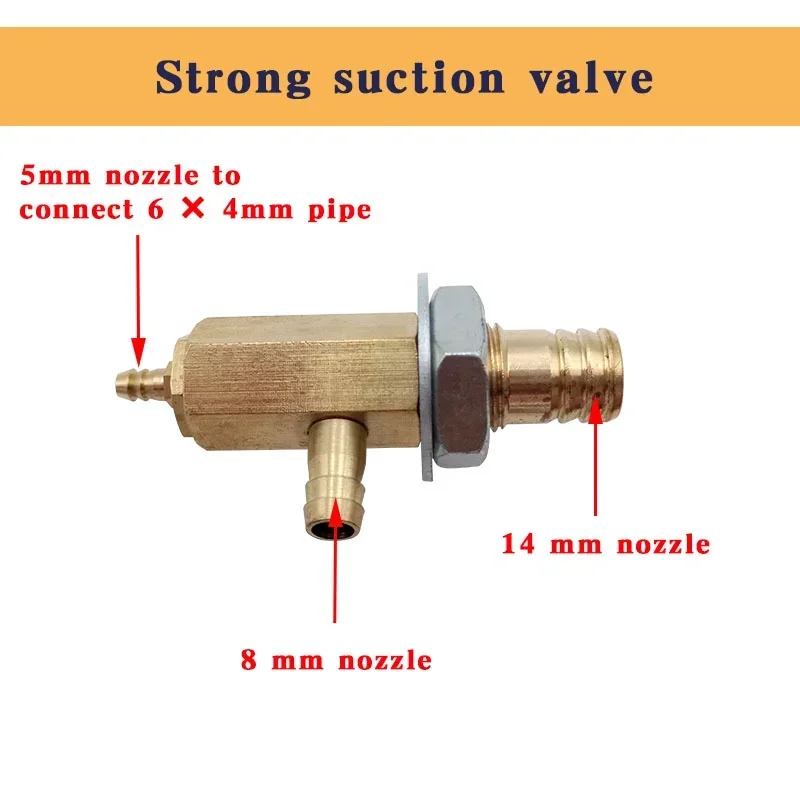 

Advanced Dental Chair Suction Valve Body: Strong and Weak Suction Integrated, 5mm Nozzle for Efficient Dental Procedures toos