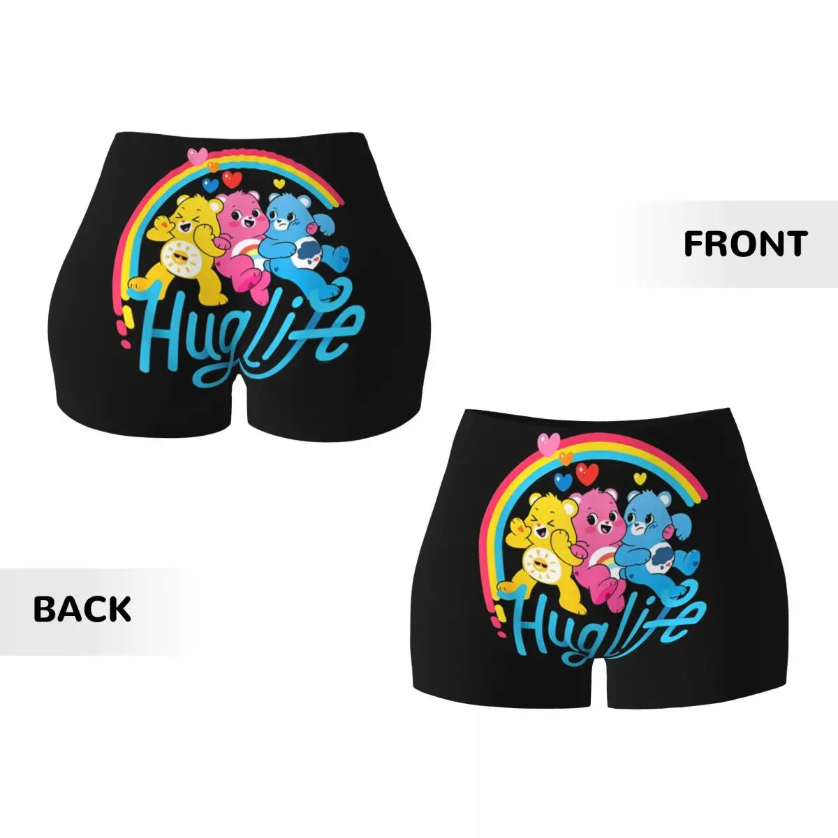 Care Bears- Unlock The Magic Hug Life High Waist Yoga Tight Shorts Women Volleyball Running Fitness Workout Gym Leggings