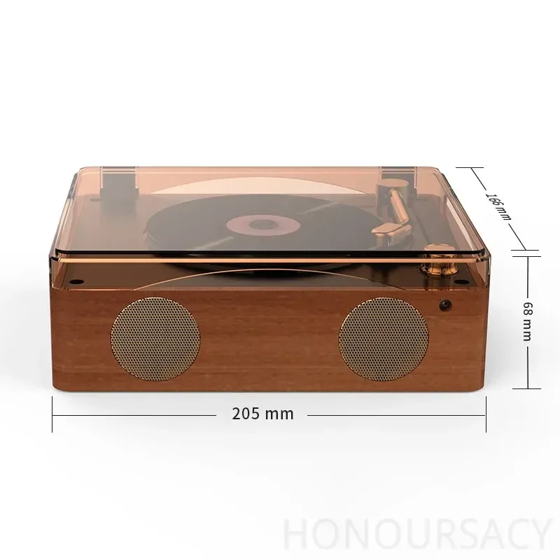 CD-Player Bluetooth5.0 Eingebauter Lautsprecher Tragbarer HiFi-Musikplayer Eingebauter Lautsprecher Akku mit hoher KapazitätInfrarot-Fernbedienung