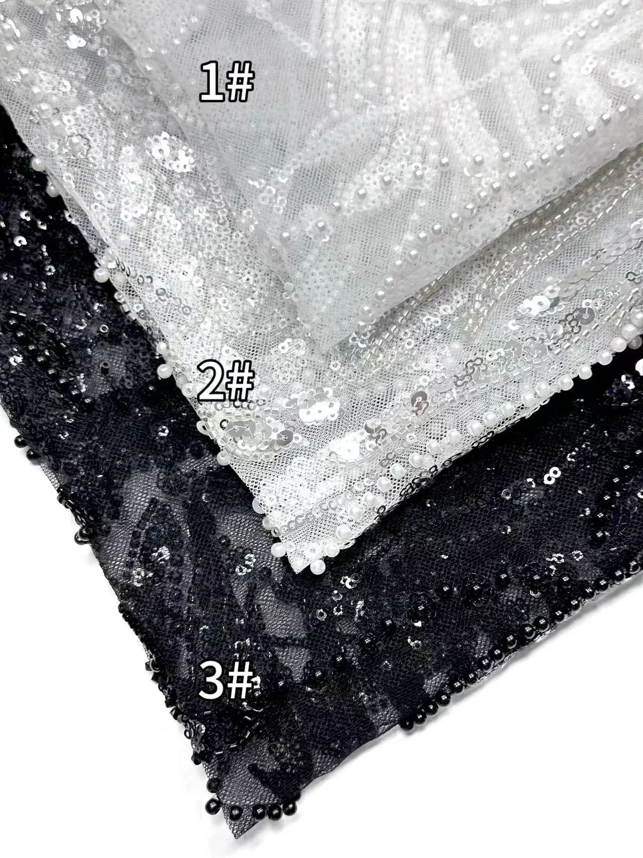 Afrykańska koronka z koralikami, cekinami, francuska siatka koronkowa, wysokiej jakości luksusowa tkanina do szycia DIY dla kobiet, suknie ślubne TP1683