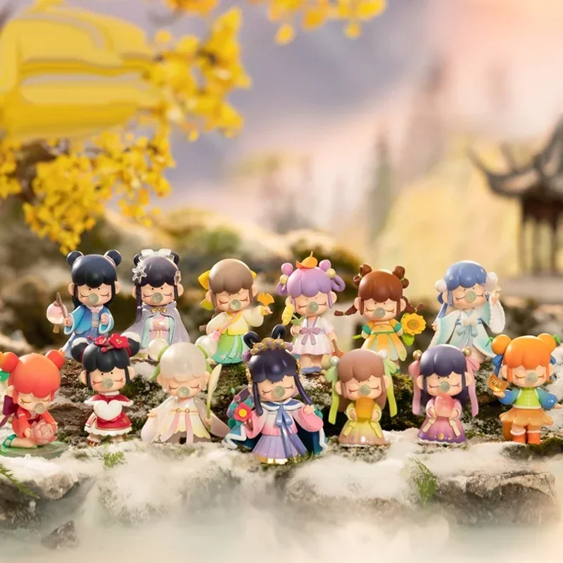 Cute Anime Figure Gift Surprise Original  Autumn Harvest and Winter Collection Series Blind Box Toy Model Confirm Style