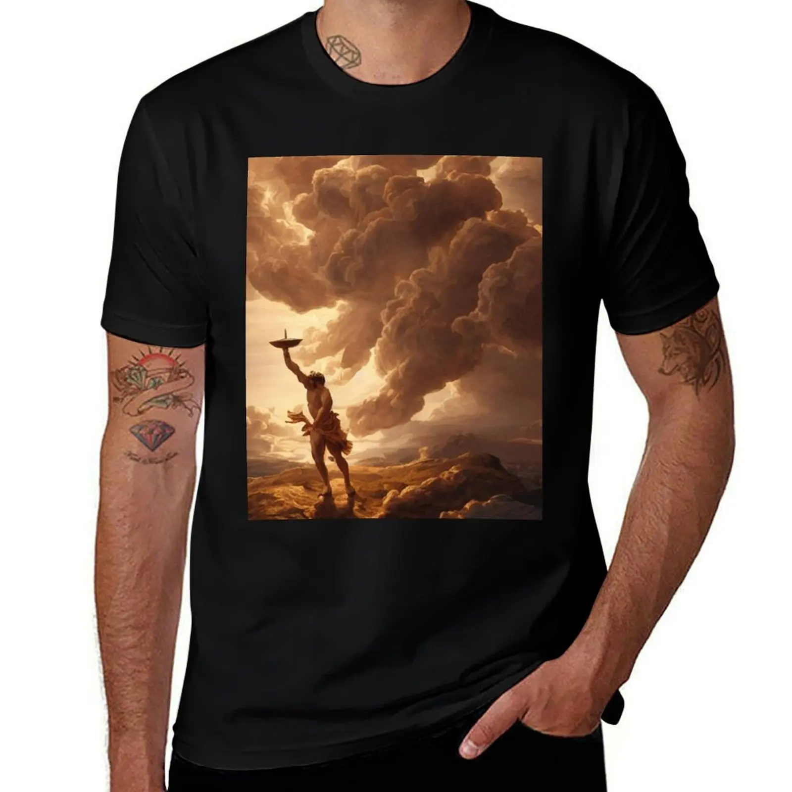 Offering for the Greek Gods T-Shirt Casual Trendy Short Sleeve T-Shirt