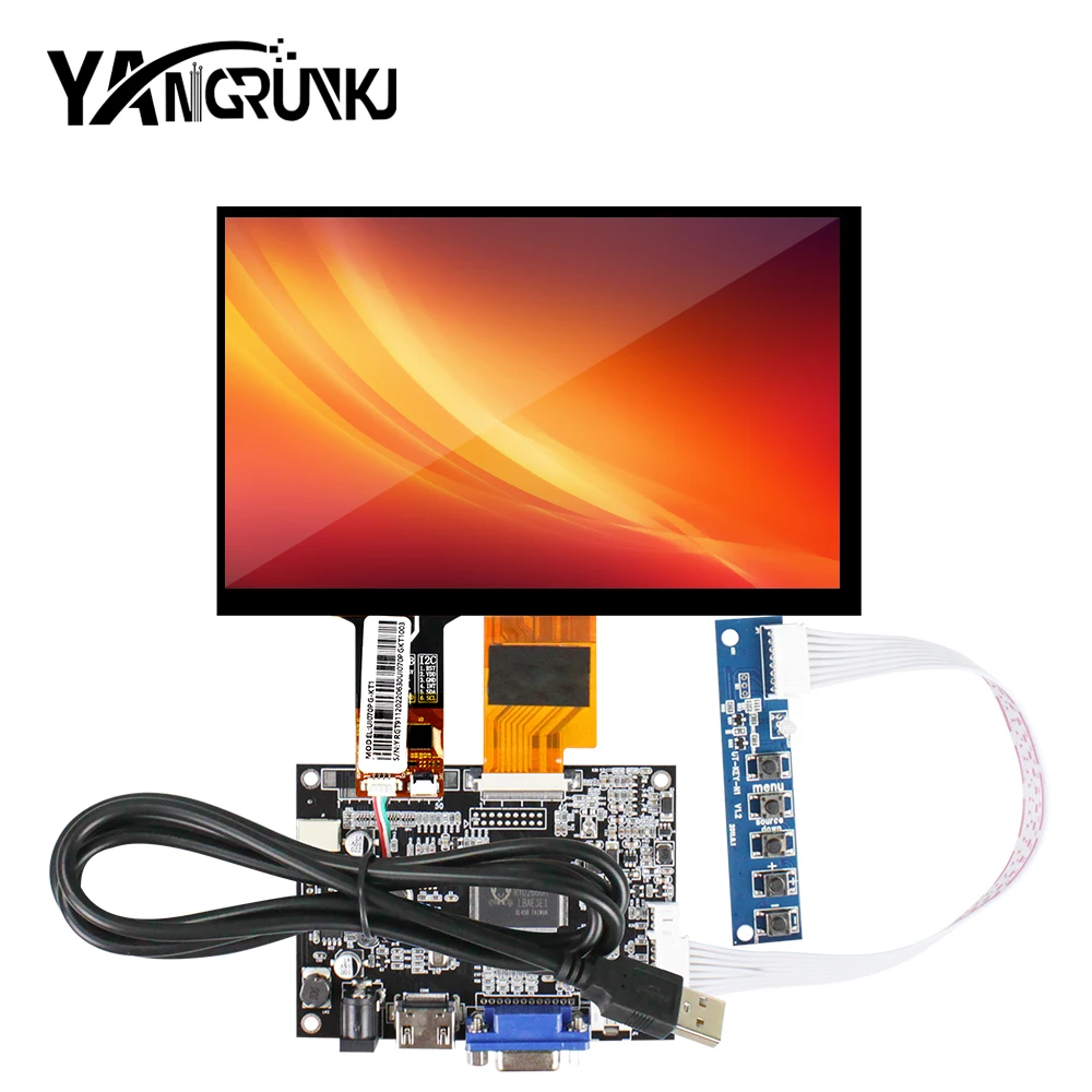 

Brand New 7 inch a-Si tft lcd lcm lcd module display panel ZJ070NA-01B matching lcd control board capacitive touch