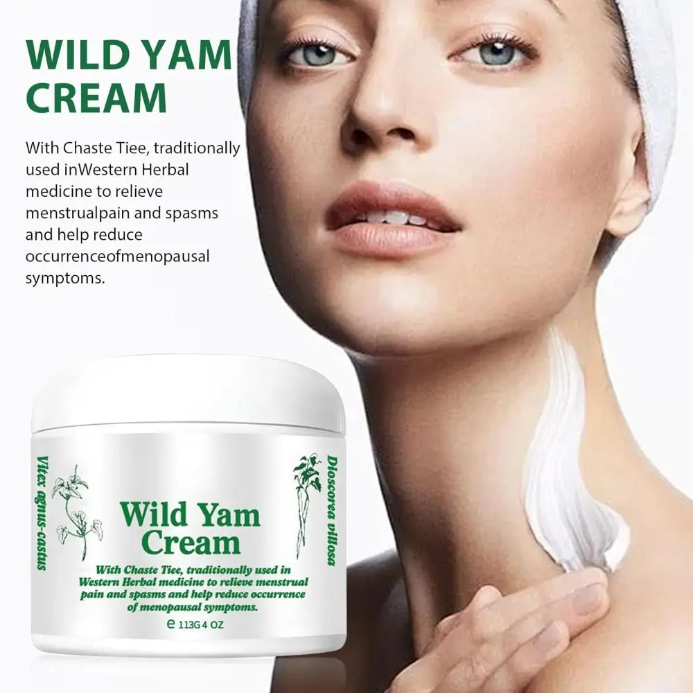 Erleichterung der Wechseljahre Wild Yam Creme feuchtigkeit spendende Frauen Körper gesundheit Feuchtigkeit creme Ausgleichs hormone