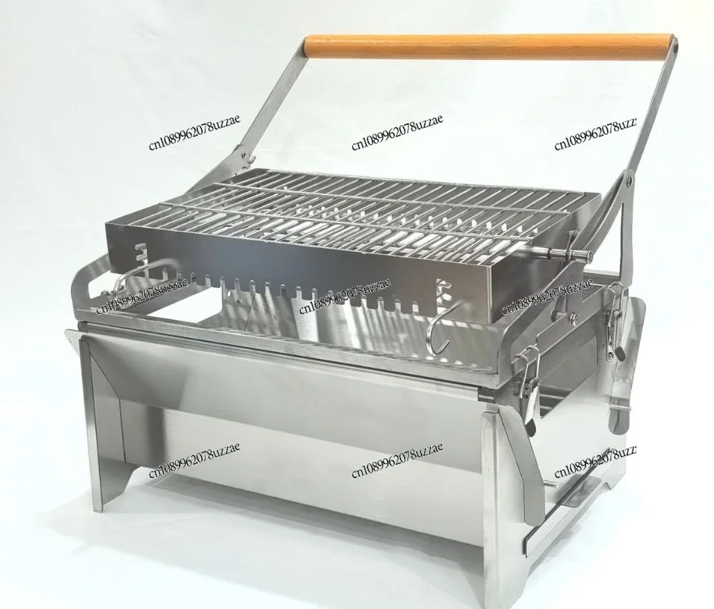 In Stock Folding Charcoal BBQ Grill Easy Assembly For Outdoor Cooking view 3