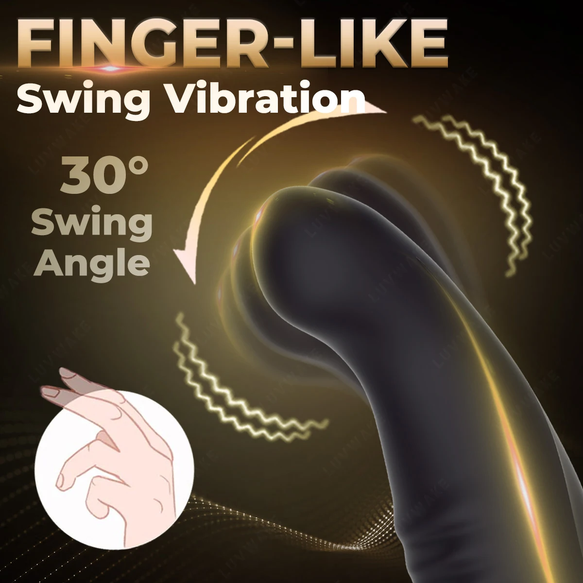 10 Wiggling Anal Plug Butt Plug Prostate Massager Male Sex Toys for Men Sex Toy Anal Vibrator Adult Toys Anal Dildo for Couples