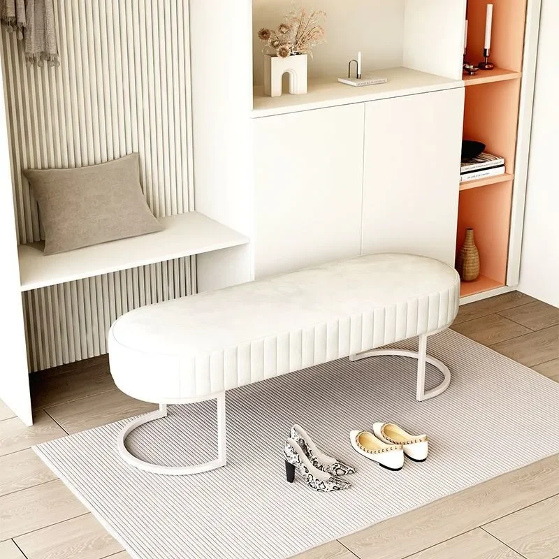for Clothing Store Shoe Test Stool Fitting Room Shopping Mall Rest Changing Shoe  Long Bedside Household view 4