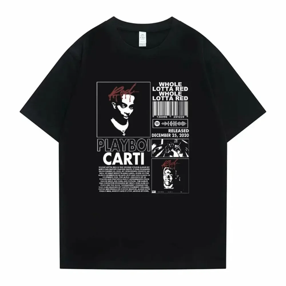 Hip Hop Playboi Carti Punk Is Not Ded Opium Saves Lives Print Tshirt Men Women Oversized T Shirt Cotton Tee Hip Hop T-shirt Topa