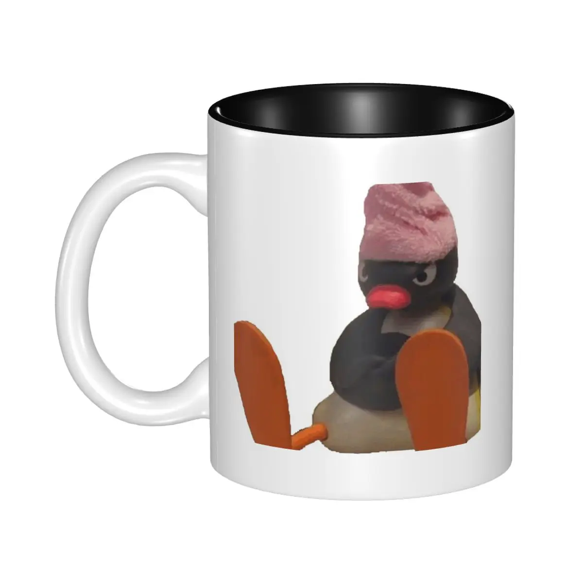 Pingu Mood Shower Series Mug Funny Ceramic Coffee Cups Tea Mugs Milk Cup Drinkware Gift for Woman Man