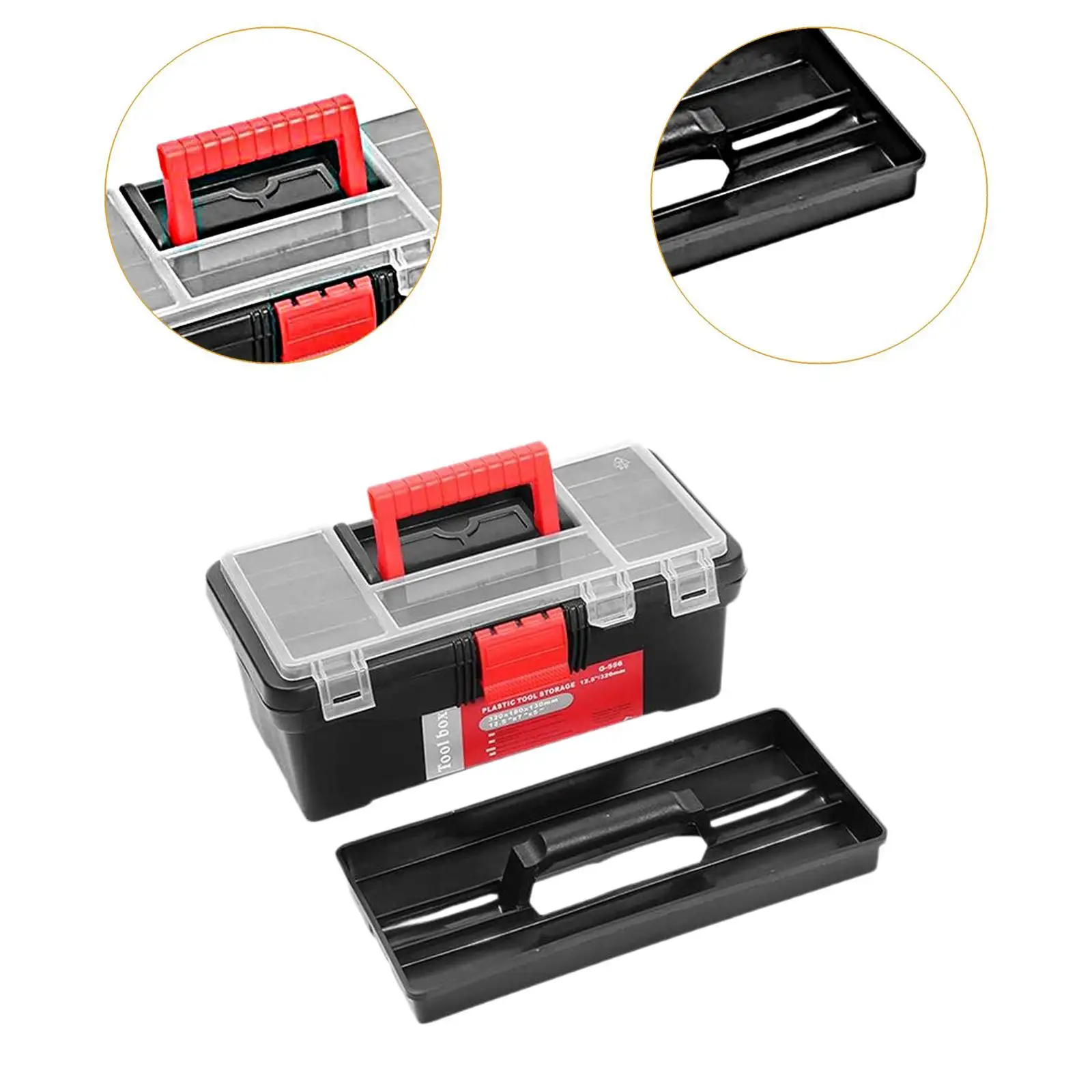 Tools Organizer Box Tool Box Portable Fishing Tackle Box for Bolt Nuts Screw
