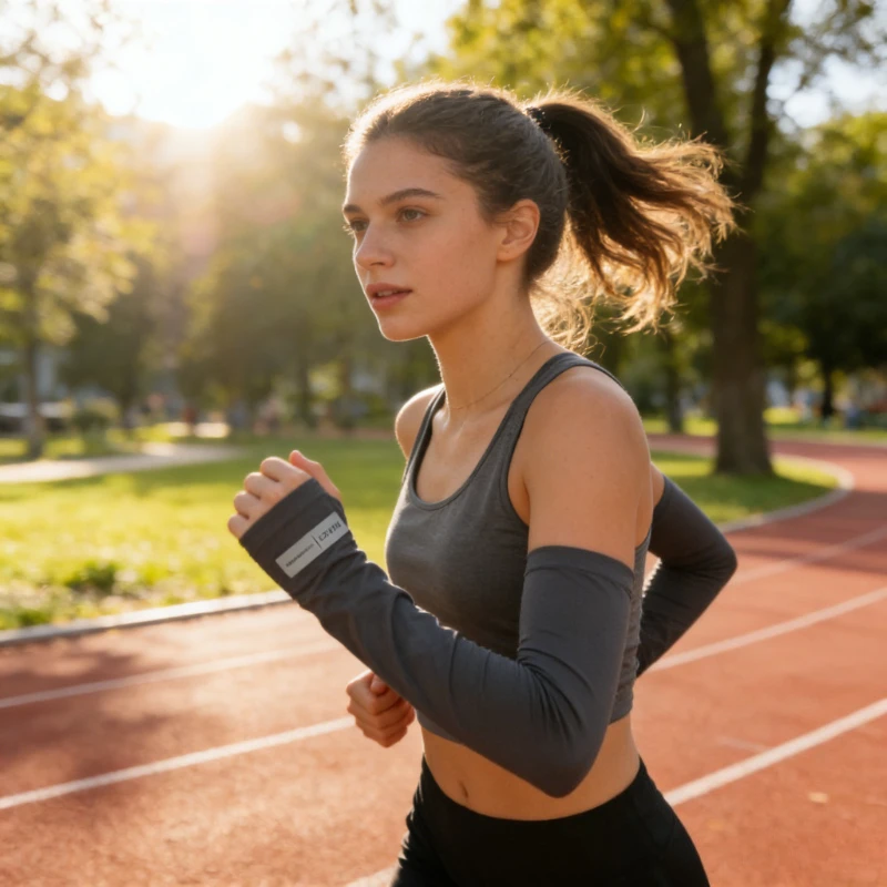 

Summer Sunscreen Ice Sleeve Men's Ice Sleeve Armrest Breathable Large Loose Anti UV Reflective Label Ice Sleeve