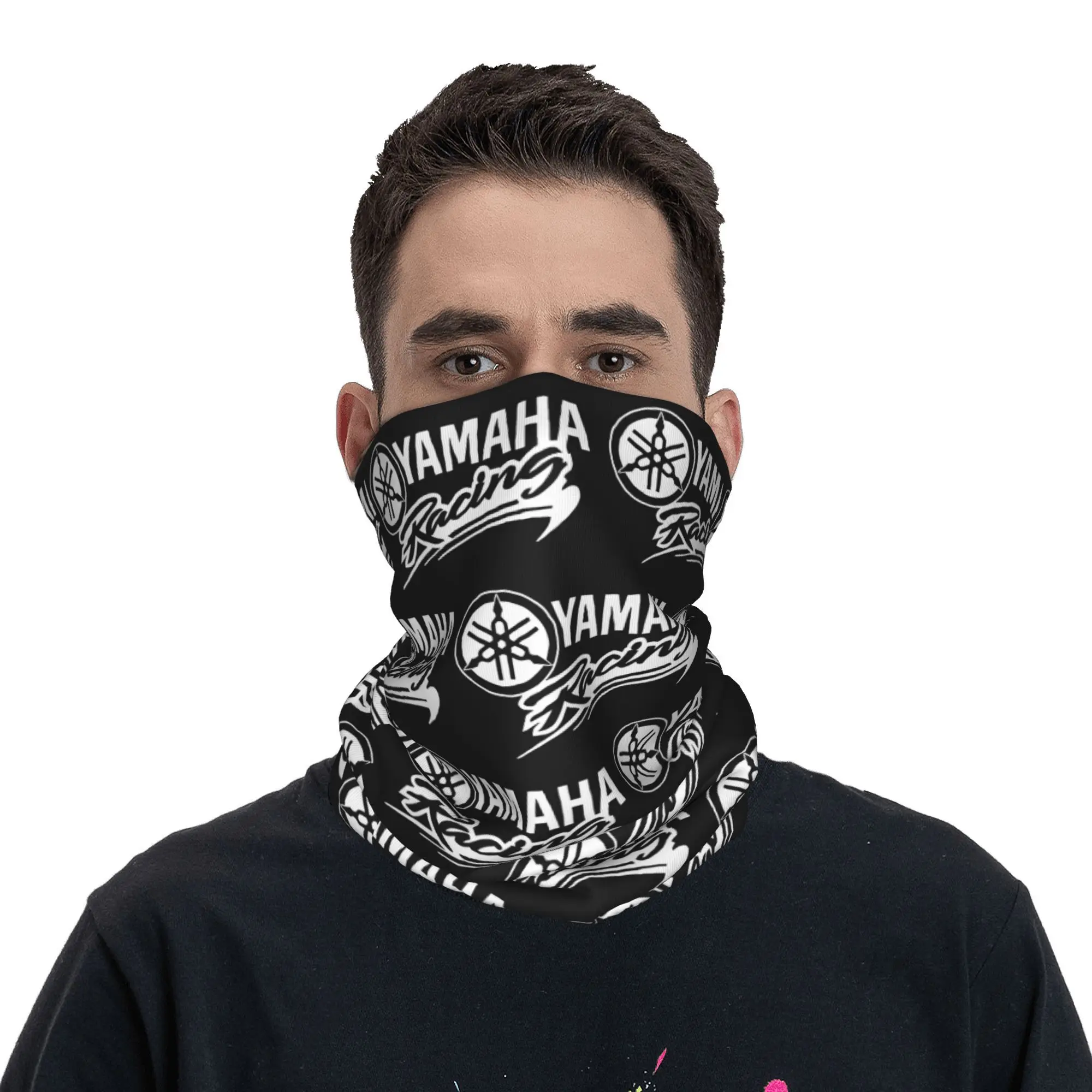 Custom Y-Yamahas  Racing Pattern Winter Headband Neck Warmer Men Women Hiking Cycling Tube Scarf  Face Bandana Gaiter