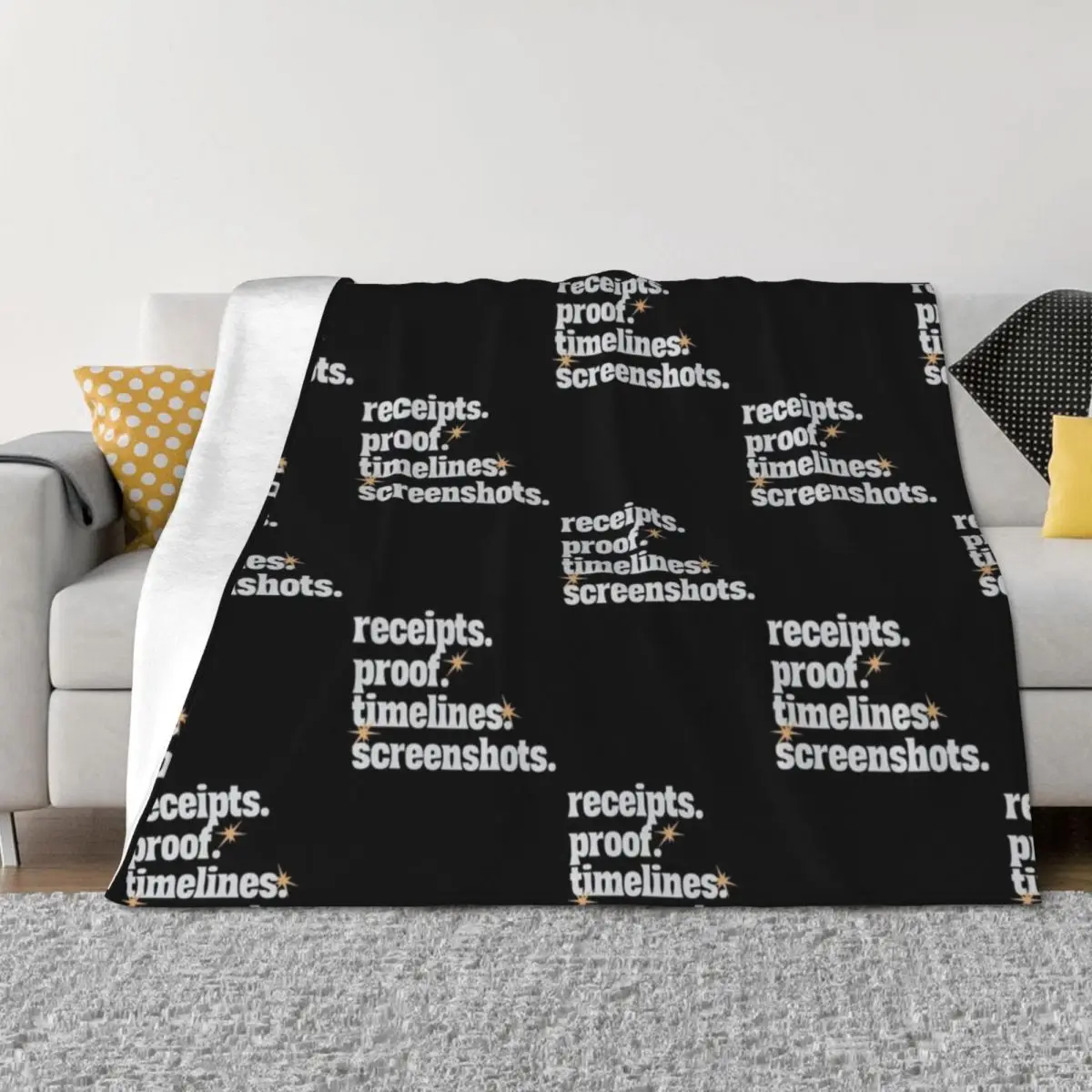 

Real Housewives Of Salt Lake City Receipts Proof Timelines Throw Blanket Decoratives Baby valentine gift ideas Custom Blankets