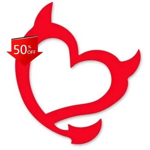 

Devil Heart Red Vintage Car Motor Home Truck Walls Decoration Cute Aesthetic Trendy Cool Funny