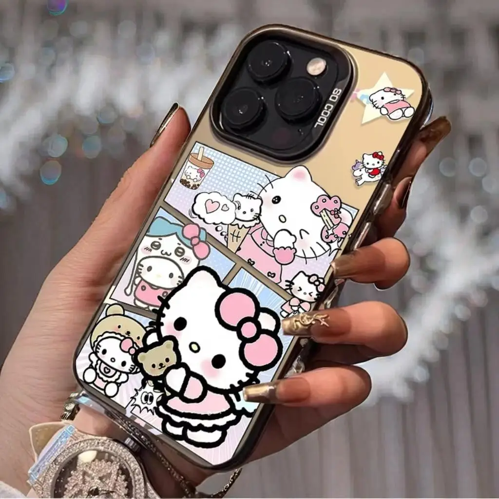 

Hello Kitty Soft Phone Case for iPhone 16E 16 15 14 13 12 11 Pro Max XR XS Max 7 8 Plus Silicone featuring cute cartoon Cover