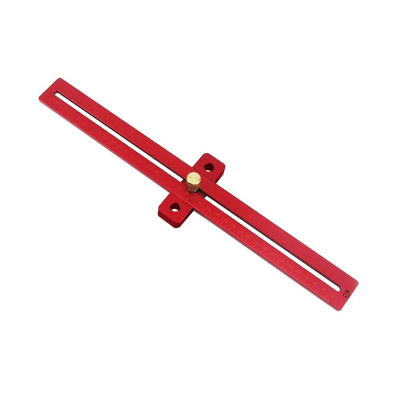 

T-270 woodworking marking ruler, hole ruler, aluminum alloy T-shaped ruler, woodworking marking tool, DIY woodworking tool
