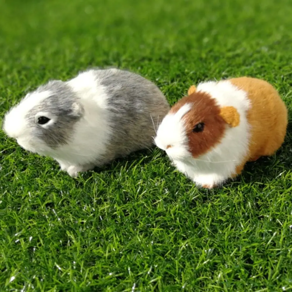 Creativo hámster regordete PP algodón hueco conejillo de indias esponjoso suave Animal relleno Plushie decorar regalo