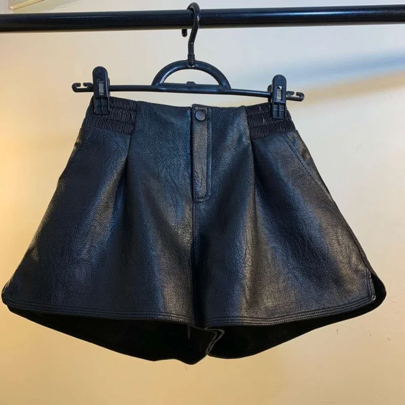 

Шорты женские летние женские элегантный дизайн одежды стильная эластичная талия для отдыха популярные праздничные базовые Новое поступление Ulzzang Chic