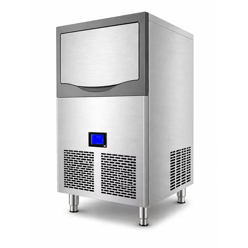 Automatic Snowflake Ice Machine / Crushed Ice Maker Suitable for Seafood Restaurants and Self-Service Dining Establishments