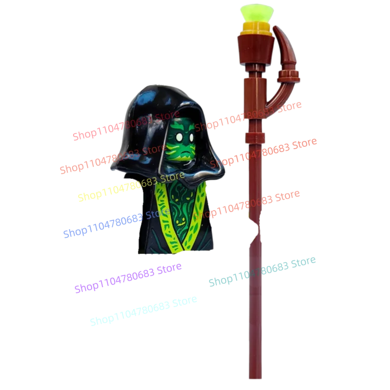 Nieuwe MOC Bouwstenen Fantasy Cartoon Anime Game Snake Toy Assembly Puzzle Collectible Decoration Holiday Gift