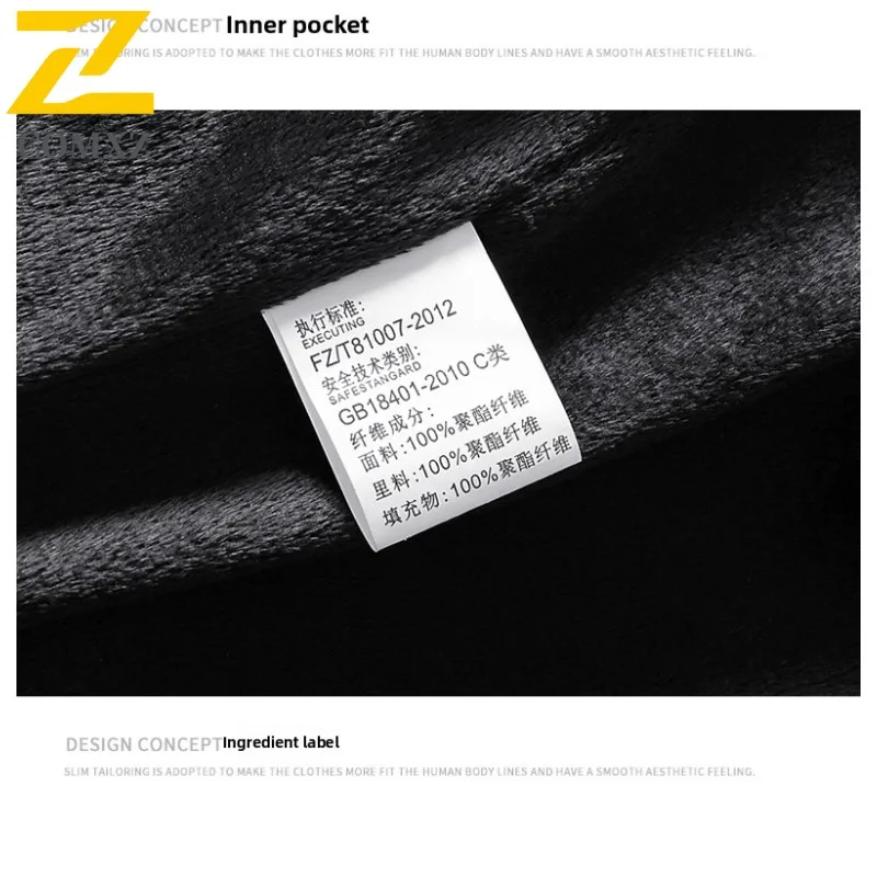 COMXZ Koreanische Mode Brot Jacke Dicke Kapuze Stilvolle Reise Gepolsterte Jacke Designer Snowy High End Winter Polsterung Herren Kleidung