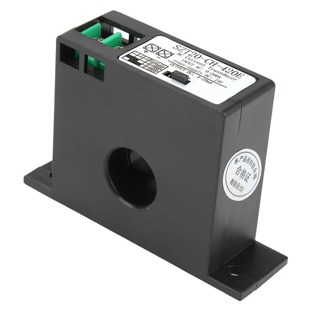 SZT20-CH-420E محول التيار الارسال محول الاستشعار التيار المتناوب محول التيار 0-200A الاستشعار الحالي الارسال الحالي