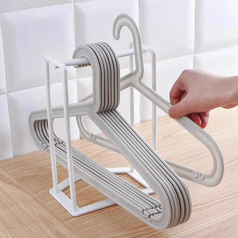 

3pcs Storage Shelf Plastic Home Storage Racks No-Punch Portable Hanger Organizers Clothes Hanger Holders Household Racks