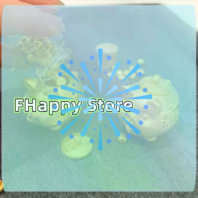 [MA]Cute Golden Piggy Piggy Bank, Brass Ornaments, Golden Bean Storage Box, Can Open The Piggy Bank,Cute Cute Pig Gift[MA]