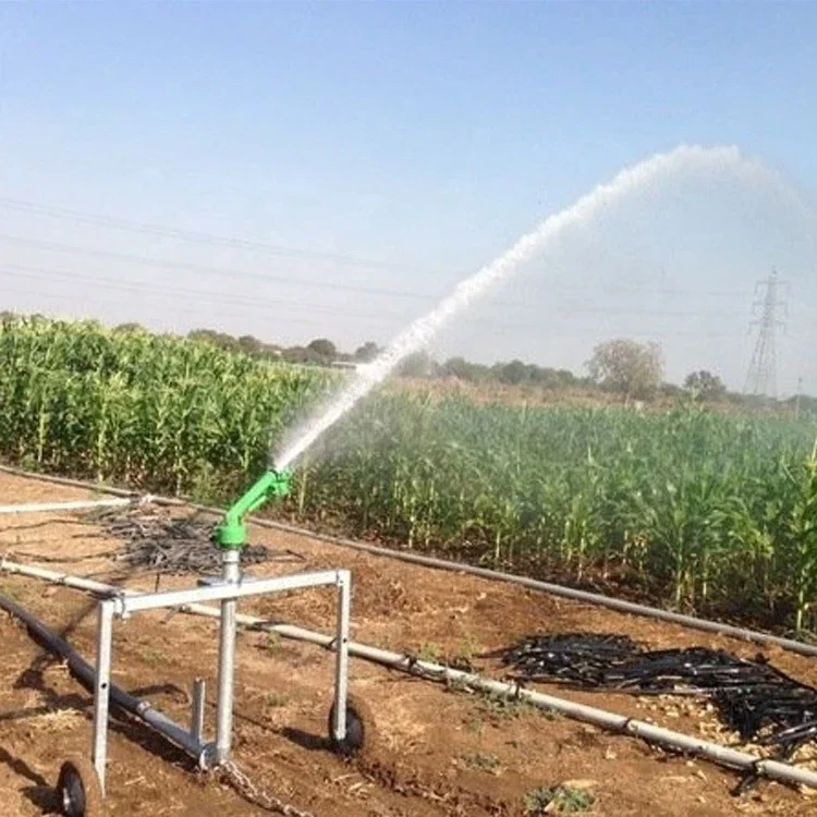 Agricultural Long Distance 360 Degree Rotary Land Metal Material Big Rain For Farm Irrigation System Rain Sprinkler