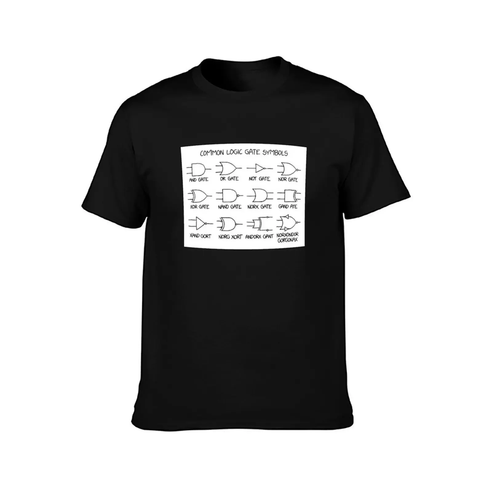 Logic Gates T-Shirt funny meme t-shirts Aesthetic clothing t shirt for men