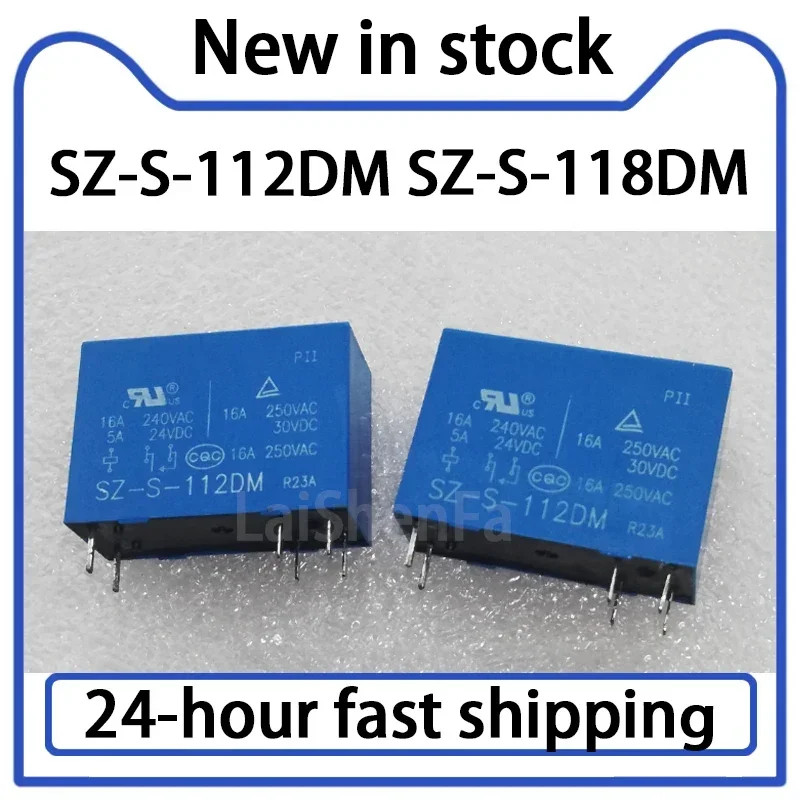 2PCS SZ-S-112DM SZ-S-118DM Relay 6-pin 16A Set Normally Open Stock