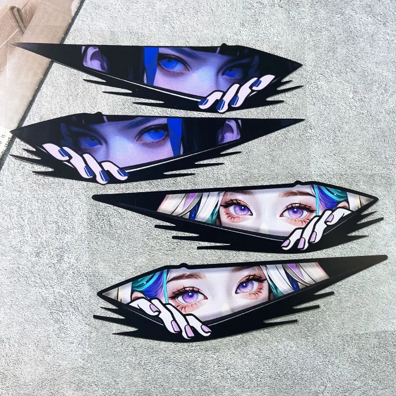 

Waterproof Anime Pattern Stickers Anti-Fade Decals Fit Motorbike Side Panel Rear Cowl Body Decor