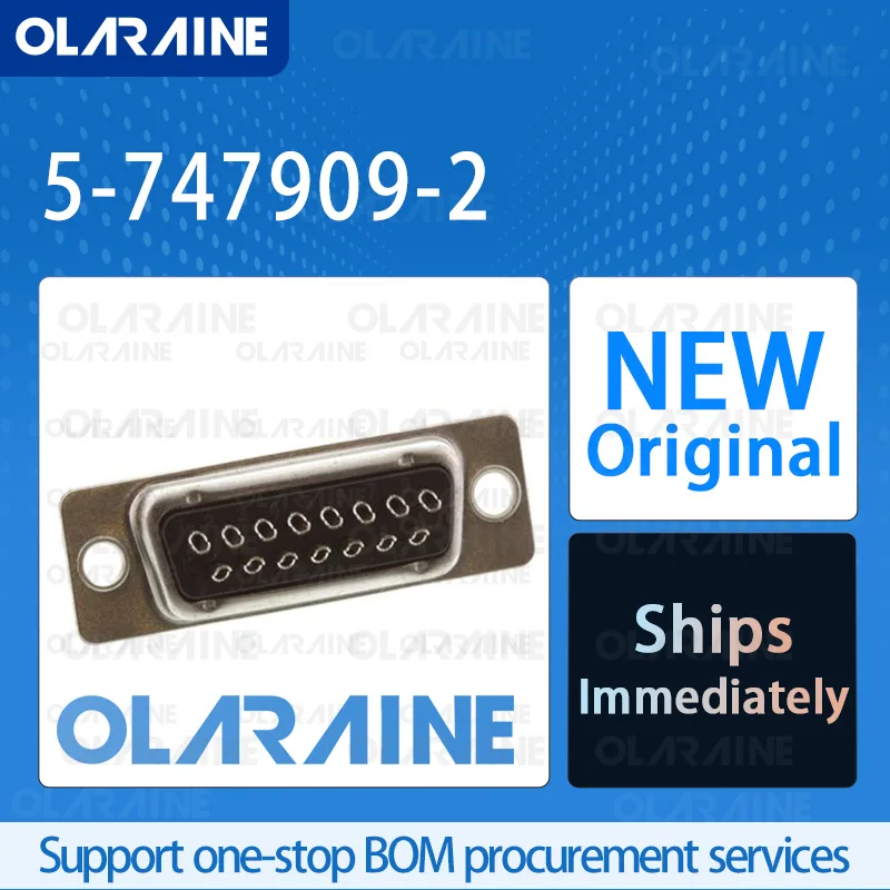 

5/10/50Pcs 5-747909-2 100% brand new and original IC chip D-Sub standard connector 15 Position